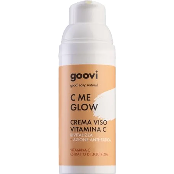 GOOVI C Me Glow Vitamin C Face Cream, Revitalisierende Gesichtscreme mit Hyaluronsäure, 50ml - Strahlende, hydratisierte Haut – Bild 3