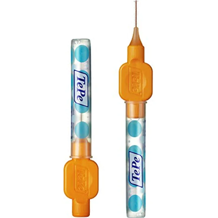 TePe Interdentalbürsten Original orange 0,45 mm, 1 x 8 Stück, für rundum gesunde Zähne – Bild 5