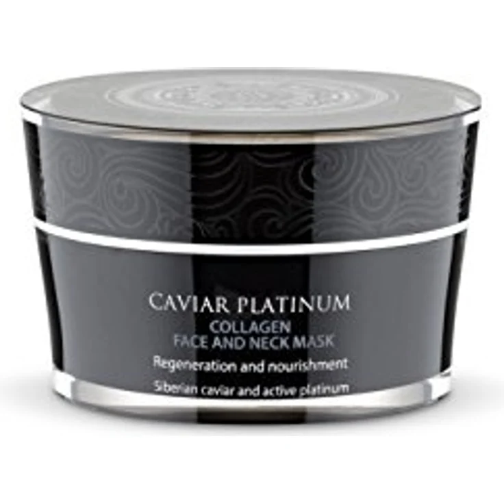Natura Siberica Caviar Platinum Collagen Gesichts- und Halsmaske, 50 ml, hochqualitative Kosmetik für zusätzliche Komfort und Langlebigkeit – Bild 1