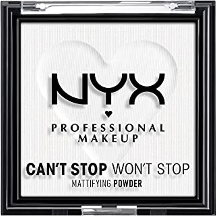 NYX Professional Makeup Can't Stop Won't Stop Mattifying Powder, mattierendes Puder Farbton 11 Bright Translucent, 6 g, für langanhaltendes, mattes Finish und kaschierte Poren – Bild 1