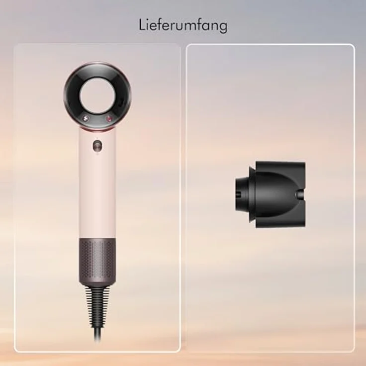 Dyson Supersonic Travel™ Haartrockner, 1220W, kompakt & leicht, intelligente Temperaturregulierung, universeller EU-Stecker, Ceramic Pink/Rose Gold – Bild 5