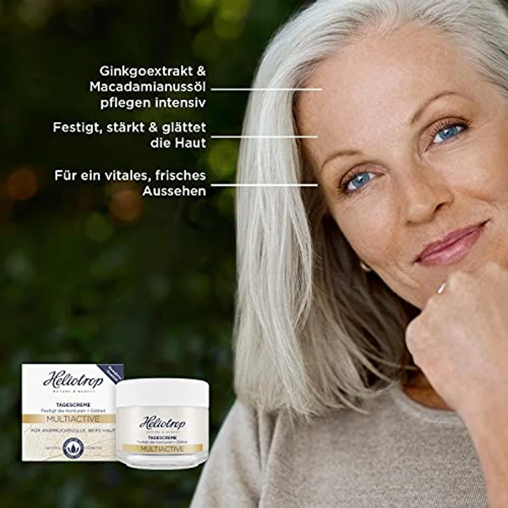 Heliotrop Multiactive Tagescreme für anspruchsvolle, reife Haut, 50ml mit pflegender Wirkung – Bild 4