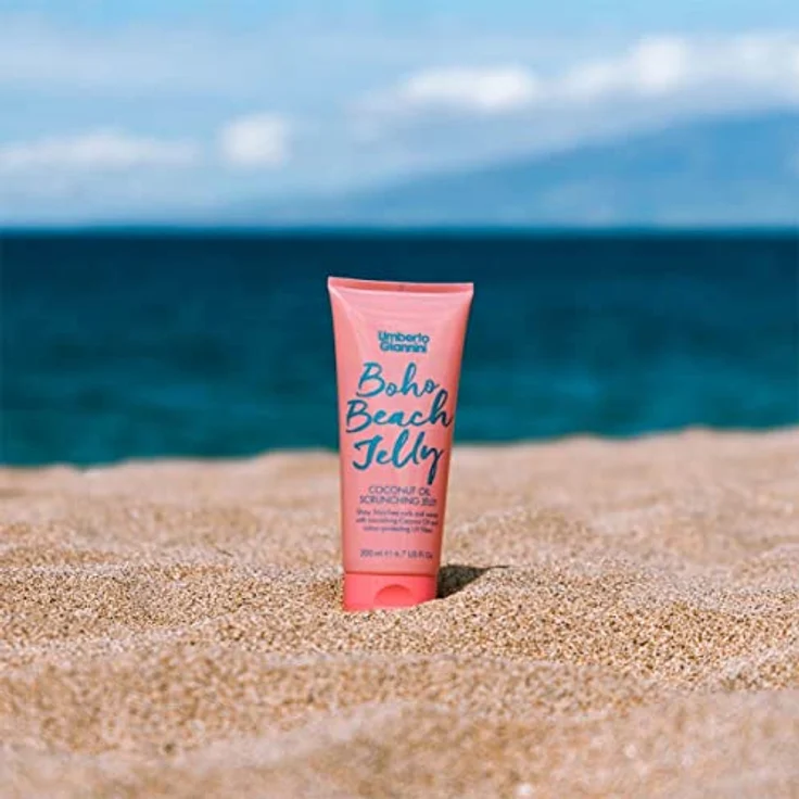 Umberto Giannini Beach Coconut Oil Scrunching Jelly Haargel, 200 ml - Lockenpflege mit Kokosnussöl, UV-Schutz und Frizz-Kontrolle – Bild 3