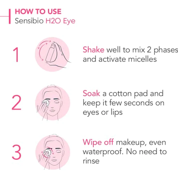 BIODERMA Sensibio H2O Eye Desmaquillante de Ojos 125ml – Bild 3