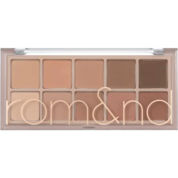 rom&nd Better Than Palette (5Colors) 7.5g, Lidschatten mit ultrafeinen Partikeln in 04 STAUBIGER NEBEL GARTEN, matt und glitzernd – Bild 1