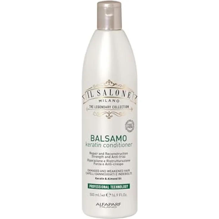 Alfaparf Milano Il Salone Milano Keratin, Conditioner für beschädigtes Haar, 500 ml, nährt und schützt vor Umwelteinflüssen