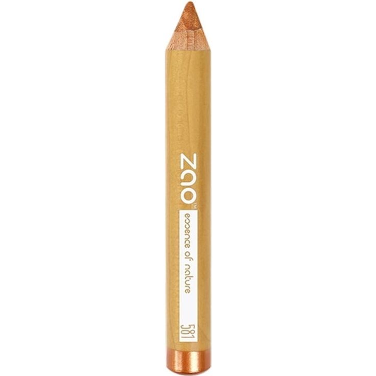 Zao Jumbo Eye Pencil, Eyeliner & Kajal Stift mit extrabreiter Mine, hochpigmentiert, vegan, 2,1 g