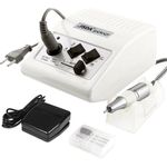 JSDA Maniküre-Pediküre-Set, Nagelfräser 30000 U/min mit Fußpedal & 4 Bits, Designed in Germany, Weiß