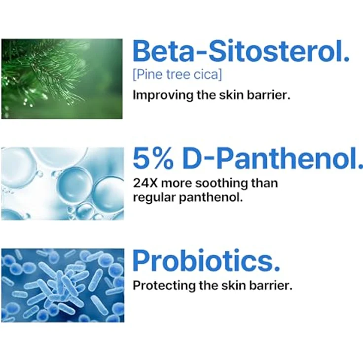 SOME BY MI Beta-Panthenol-Reparaturcreme – 1,69 Unzen, 50 ml – Hautbarriere-Reparatur mit Beta-Sitosterol und Panthenol – Tägliche Feuchtigkeitscreme mit Hautfeuchtigkeit – Bild 4