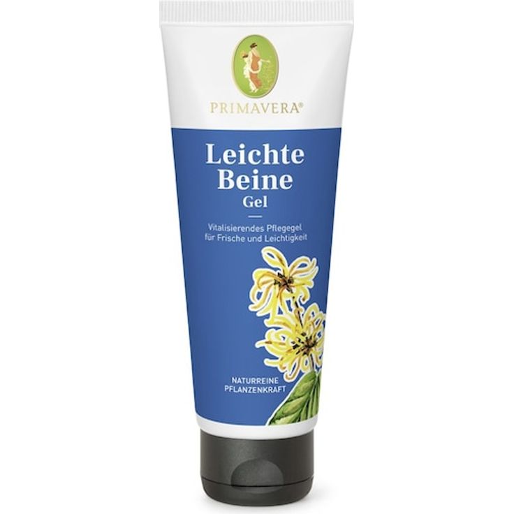 PRIMAVERA Leichte Beine Gel Fußcreme, Fußpflege mit Bio-Pflanzenkraft, 75 ml