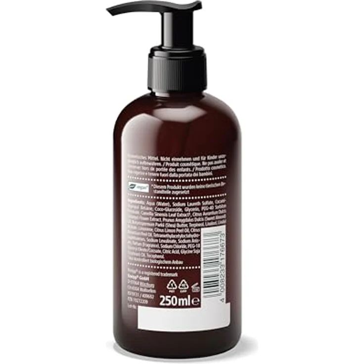 Kneipp Flüssigseife, milde Aroma-Pflegeseife mit grünem Tee & Orangenblüten, 250 ml – Bild 2