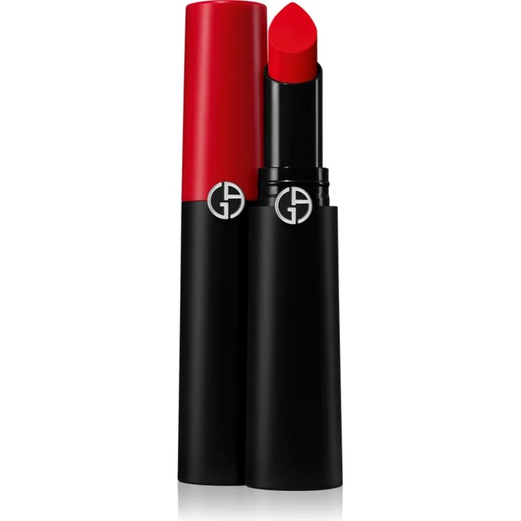Armani Lip Power Matte, Lippenstift in Farbton 407 Passionate, 3.1 g, langanhaltend mit samtig-mattem Finish