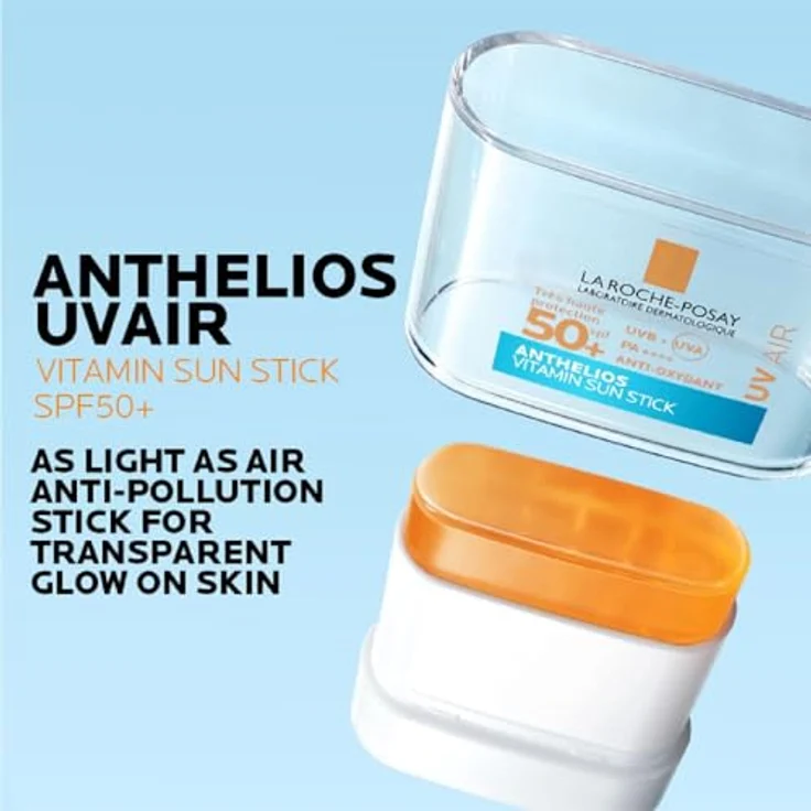 La Roche-Posay Anthelios UV Air Stick LSF 50+, 9 g mit Vitamin E und Astaxanthin für antioxidativen Hautschutz – Bild 5