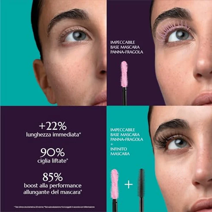 Collistar Impeccabile Cream Strawberry Lash Primer, Mascara-Primer für voluminöse Wimpern, 12.5 ml – Bild 4