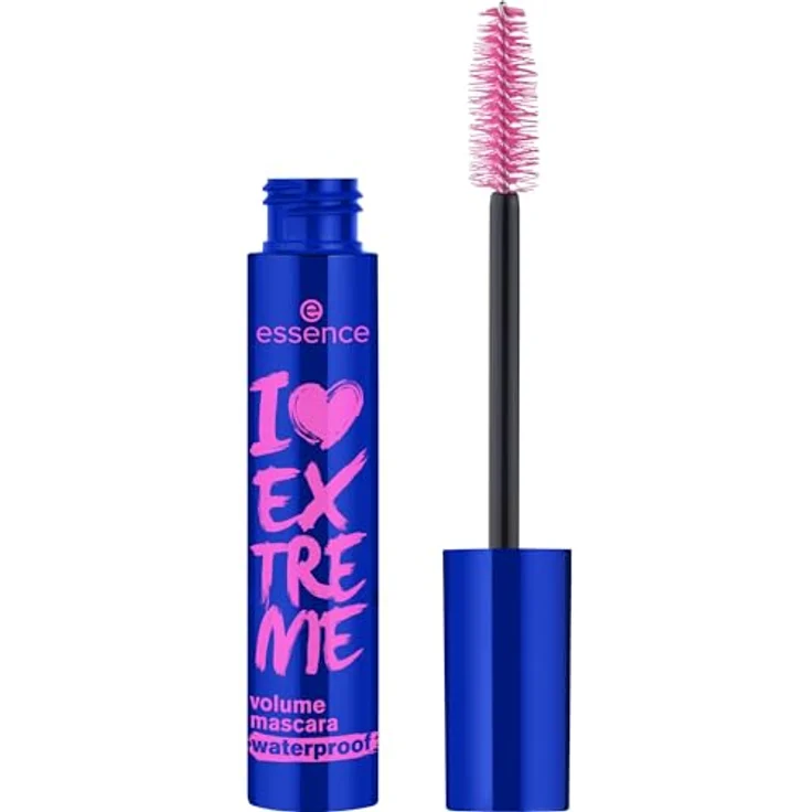 essence I LOVE EXTREME volume mascara waterproof, Schwarz, langanhaltend, volumengebend, vegan, 12ml – Bild 2
