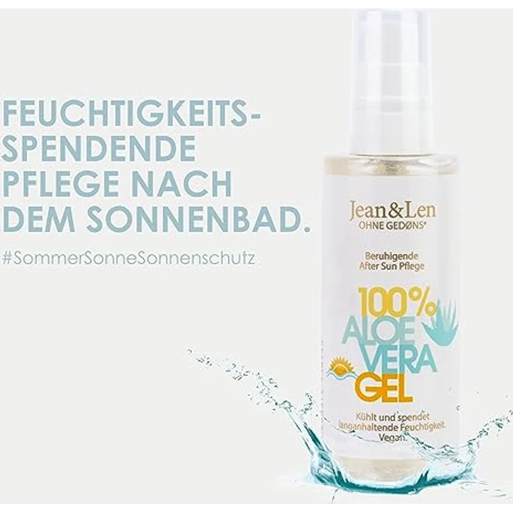 Jean & Len Philosophie Aloe Vera After Sun Gel 100 ml – Bild 3