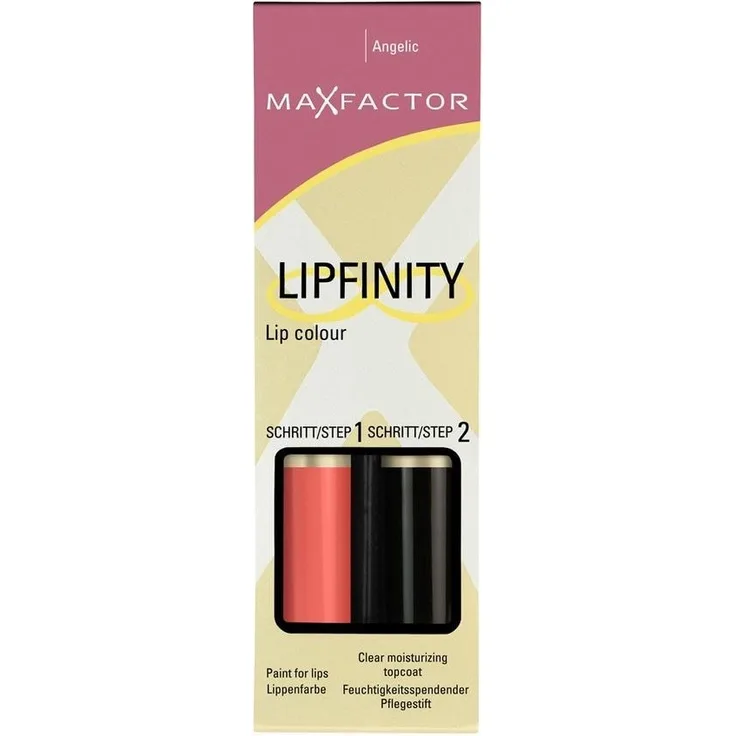 Max Factor Lipfinity Lippenstift 1,8 g, langanhaltend bis 24 Stunden, Farbe 140 - CHARMING
