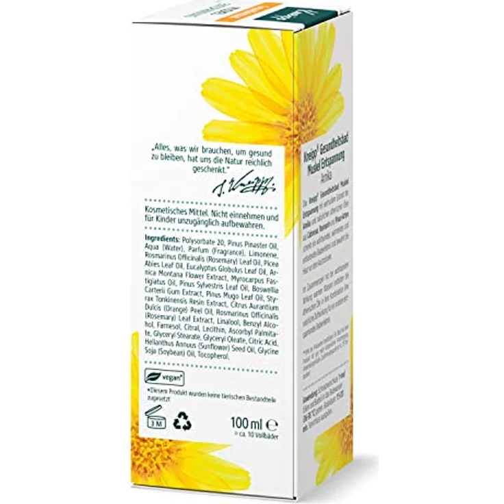 Kneipp Muskel Wohl Arnika-Wärmeöl 100 ml - Preisvergleich – Bild 3