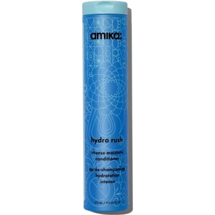 Amika Hydro Rush Intense Moisture Conditioner, 275 ml mit Hyaluronsäure für intensive Feuchtigkeit – Bild 1