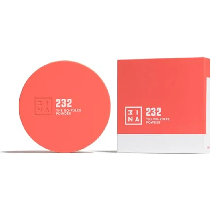 3INA The No-Rules Powder, multifunktionales Make-up für Augen, Lippen und Gesicht in Hot Coral, matte, 8 g – Bild 8