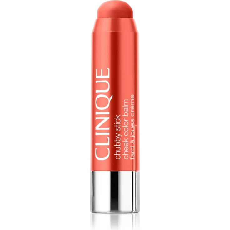 Clinique Chubby Stick™ Cheek Colour Balm, Creme-Rouge Farbton 05 Plenty O' Papaya, 6 g, für gesunde Wangenfarbe