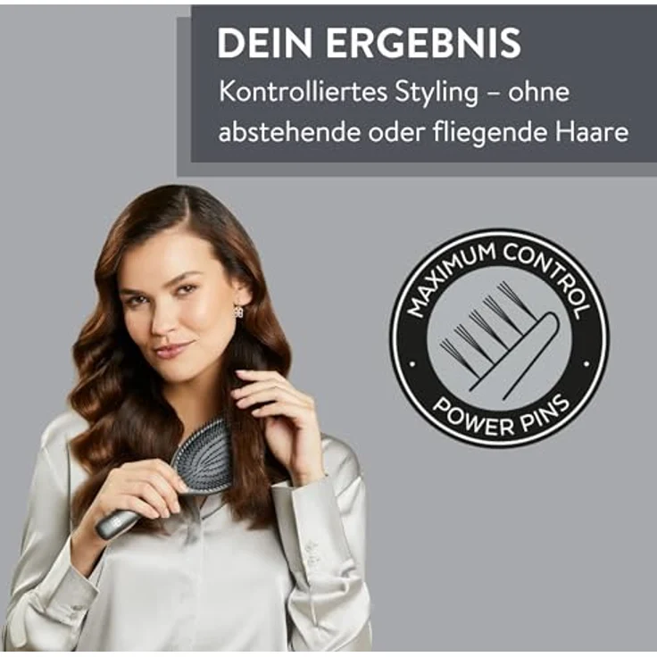 PARSA Beauty Hair ID Maximum Control Haarbürste in Blau – Entwirrbürste zur Bändigung und Kontrolle von widerspenstigem, dickem und lockigem Haar – Bild 5