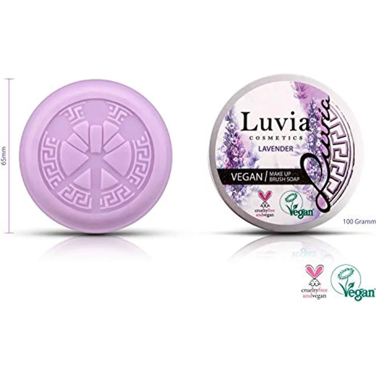 Luvia Reinigung Luvia Reinigung Brush Soap - Lavender Pinsel 100.0 g – Bild 3