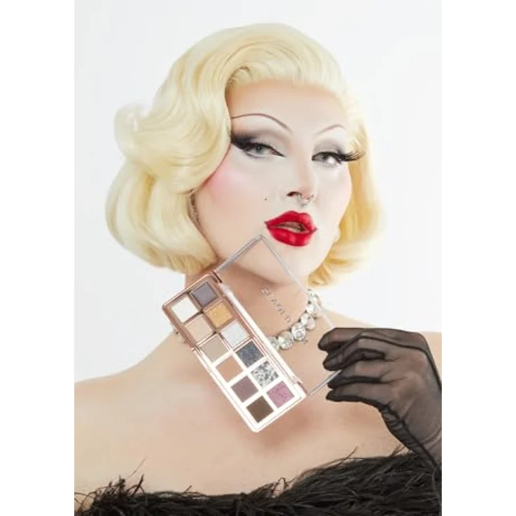 Makeup Revolution The Icon Palette Lidschattenpalette The Smokey Icon Grunge, 12x0.7 g, intensiv pigmentierte Farbtöne mit schimmernd mattem Effekt, vegan – Bild 6