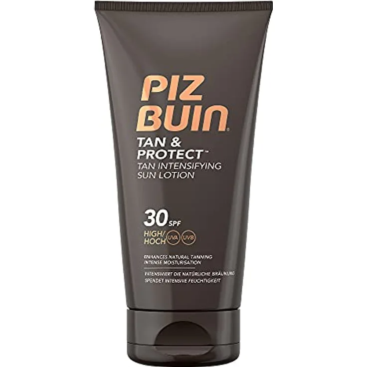 Piz Buin Tan & Protect, Sonnencreme mit Bräunungsbeschleuniger, LSF 30, wasserfest und nicht fettend, 150ml