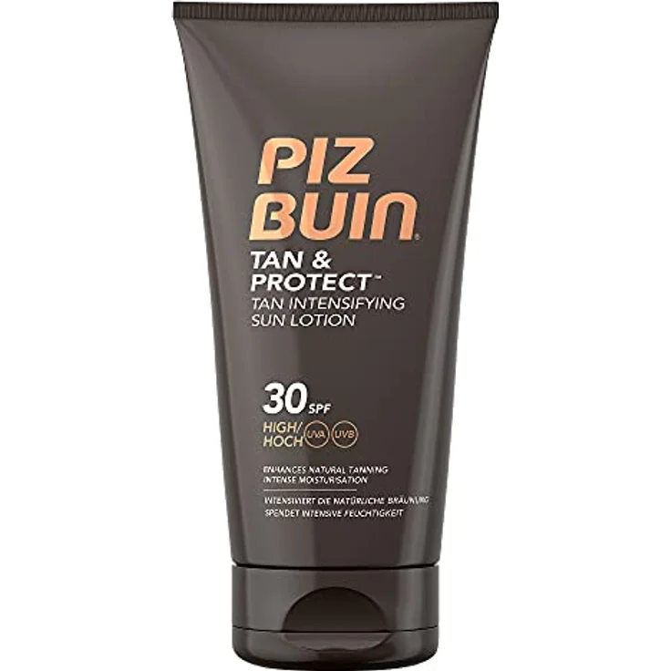 Piz Buin Tan & Protect, Sonnencreme mit Bräunungsbeschleuniger, LSF 30, wasserfest und nicht fettend, 150ml – Bild 1