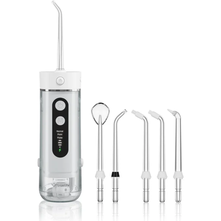 TrueLife AquaFloss Mini M50, Munddusche für Interdentalhygiene, weiß