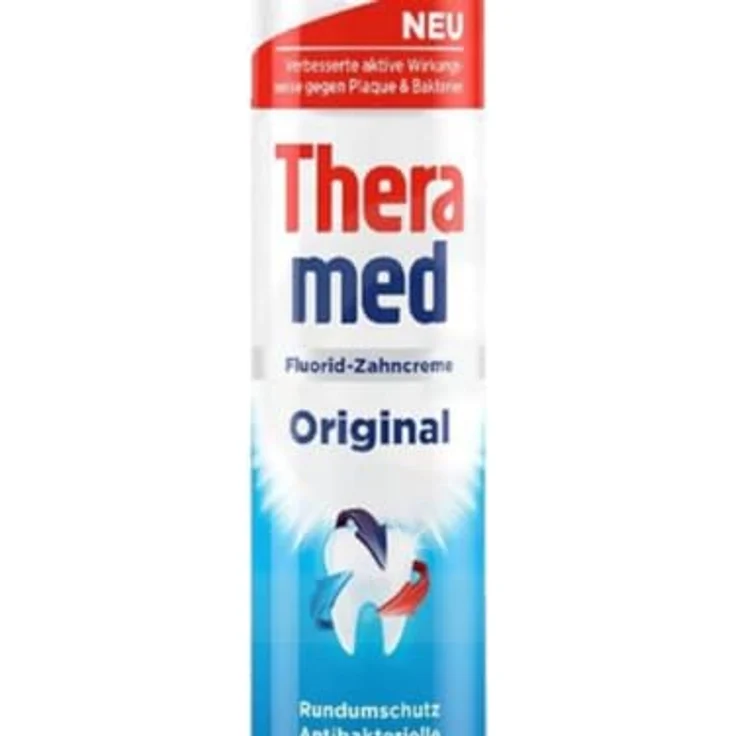 Theramed Original Spender 5 x 100 ml, für saubere Zähne & frischen Atem – Bild 9