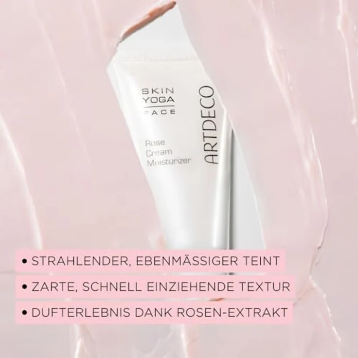 Artdeco Rosewater Cream Moisturizer - Feuchtigkeitsspendende 24-h Pflege mit wertvollem Rosenöl - 1 x 50 ml – Bild 3