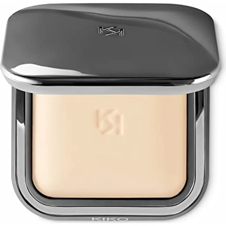 KIKO Milano Radiant Fusion Kompaktpuder, glättende Wirkung, Farbton 01 Avory, 8.5 g