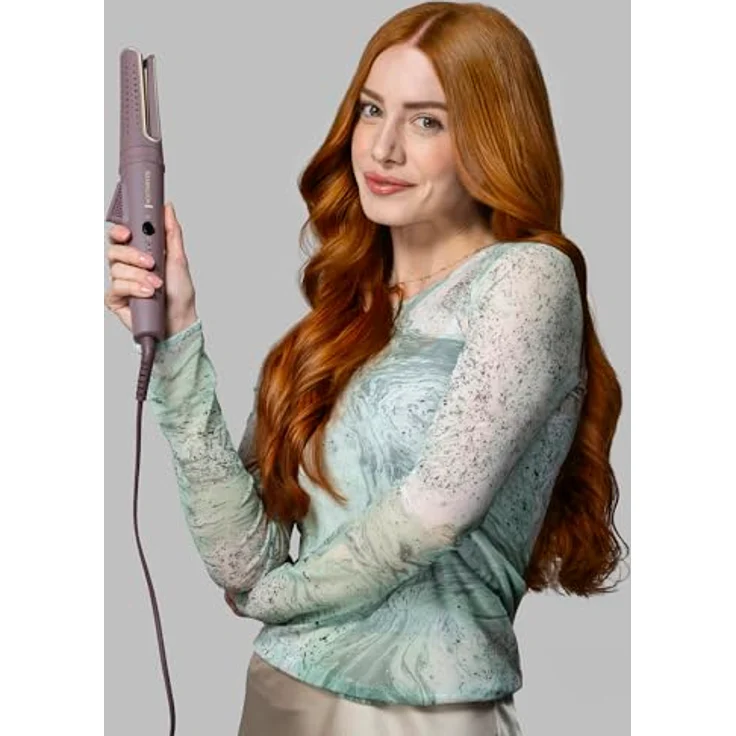 Remington Rotating Curler AIRvive CI8930, rotierender Lockenstab mit IONIC AIR-Technologie und Anti-Frizz-Formel, rot – Bild 11