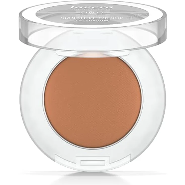 lavera Signature Colour Eyeshadow Soft Sienna 04, intensive Farbabgabe, extra langer Halt, mühelos verblendbar, vegan, Naturkosmetik, 2g – Bild 4