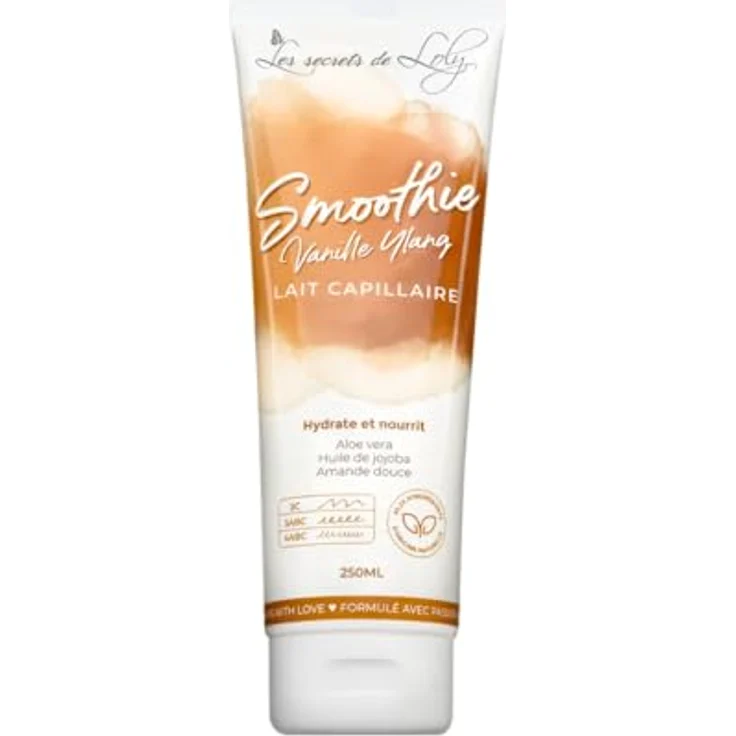 LES SECRETS DE LOLY Feuchtigkeitsmilch Smoothie Vanille Yang 250 ml, Haarmilch mit fruchtig-saurem Duft – Bild 1