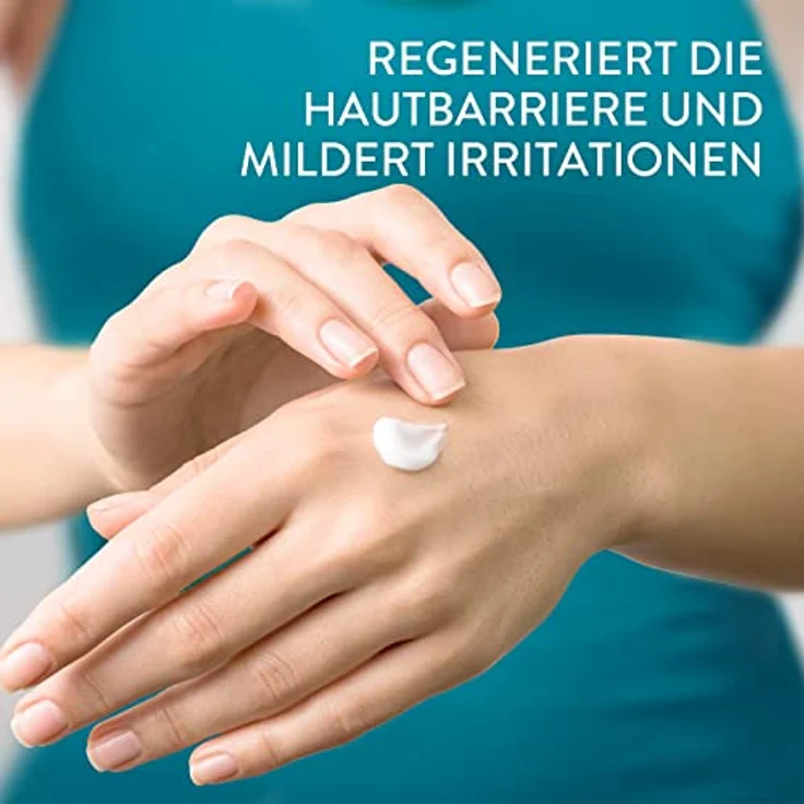 CETAPHIL PRO ItchControl Repair Sensitive Regenerierende Handcreme, 50ml, Für juckende, trockene und gereizte Hände, Unterstützt die Regeneration der Hautbarriere und glättet raue Hände, Mit mit Provitamin B5, Vitamin B3, Vitamin E, Wiesenschaumkrautöl und Glycerin, Von dermatologischen Experten entwickelt für empfindliche Haut – Bild 3