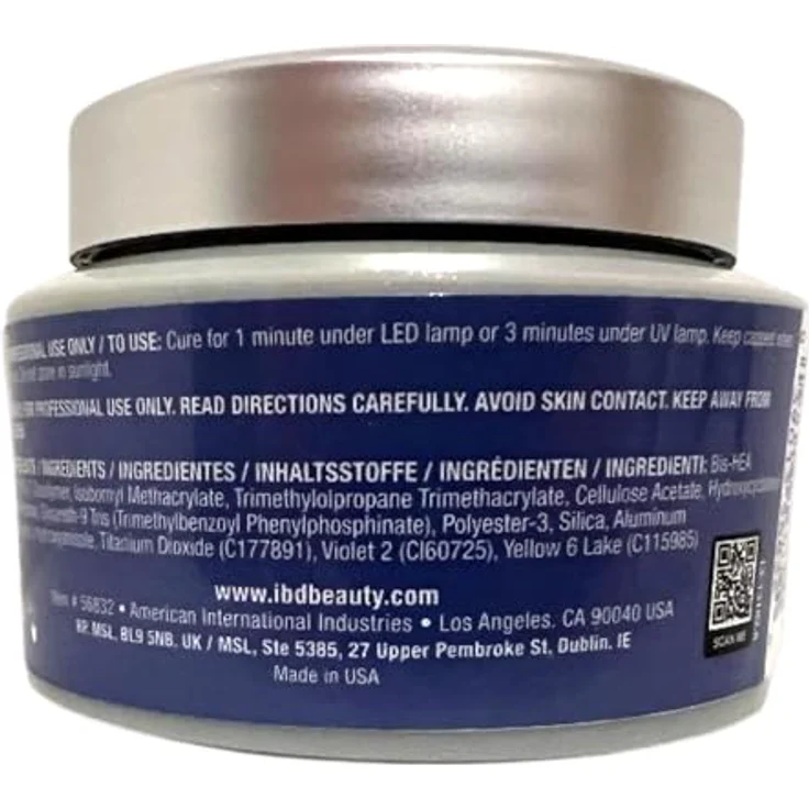 IBD Hard Gel – LED/UV Builder Gel Pink, 56 g – HEMA-FREE, für Nagelverlängerung und Verstärkung zu Hause, schnell härtend ohne Geruch – Bild 3