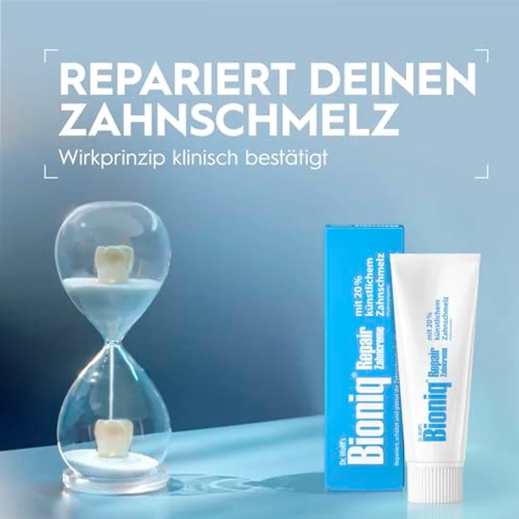 Bioniq® Repair-Zahncreme, 100 ml – fluoridfreie Zahnpasta mit künstlichem Zahnschmelz (Hydroxylapatit) – Zahnschmelz reparieren & Schutz für empfindliche Zähne – Bild 2