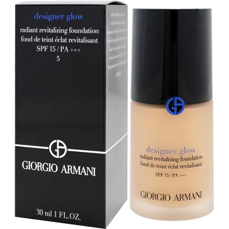 GIORGIO ARMANI Designer Glow Radiant Revitalizing Foundation SPF 15 No.5 (30 ml) – Bild 4