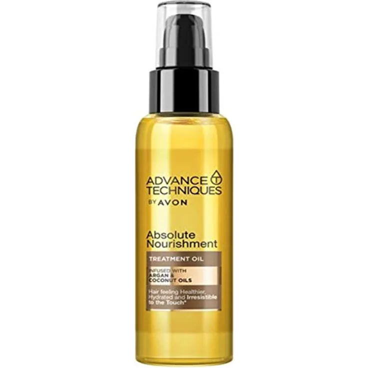 AVON Haarbehandlung mit Argan- und Kokosnussöl, 100ml Spray für intensive Feuchtigkeit und Glanz, Absolute Nourishment