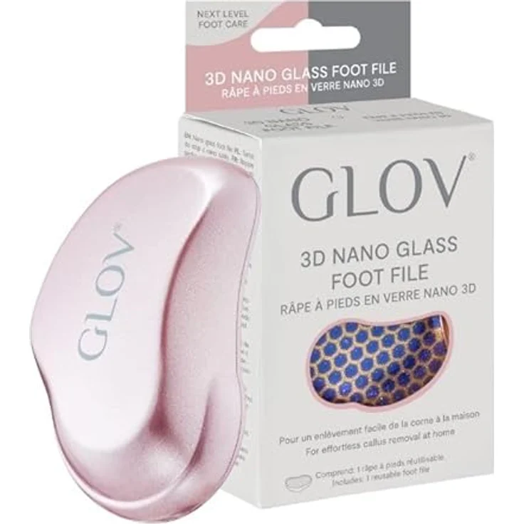 Nano Glas Hornhautentferner Nass und Trocken Hochwirksame Hornhaut Entfernung für Fuss | Glov Nano Glass Foot File – Bild 2