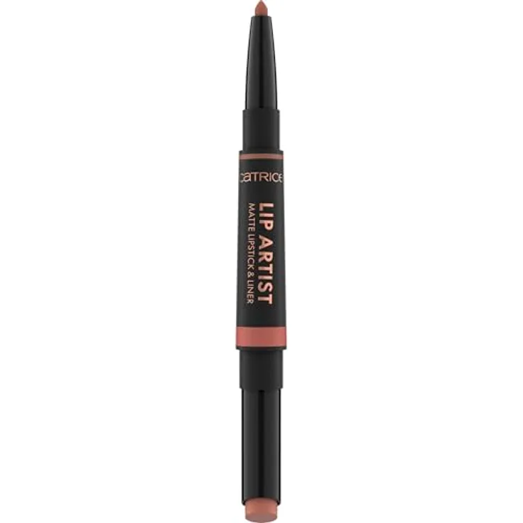 Catrice Lip Artist Matte Lipstick & Liner, Lippenkonturstift, Nude, hochpigmentiert, farbintensiv, matt, vegan, ohne Parfüm, ölfrei, ohne Alkohol, 1er Pack (1.74g)