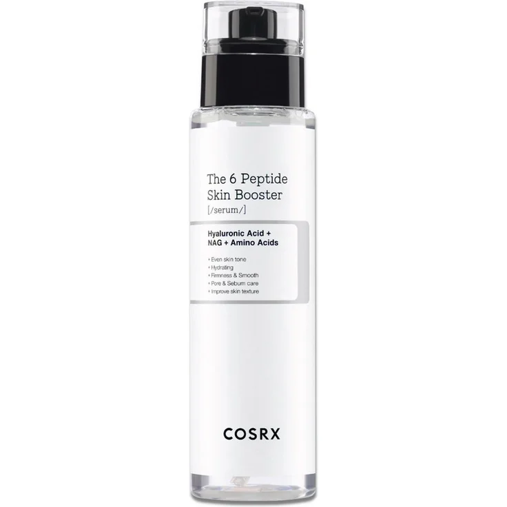 Cosrx The 6 Peptide Skin Booster, Gesichtsserum mit Hyaluronsäure, Anti-Aging, 150 ml, spendet Feuchtigkeit und regeneriert die Haut