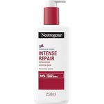 Neutrogena Intense Repair Reparierender CICA Bodybalsam, feuchtigkeitsspendende Bodylotion mit Glycerin & Centella Asiatica, nicht fettend, 250 ml, für raue, sehr trockene Haut