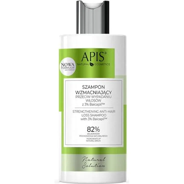 Apis Stärkendes Shampoo NATURAL SOLUTION gegen Haarausfall Baicapil 3% Keracin Koffein 300 ml