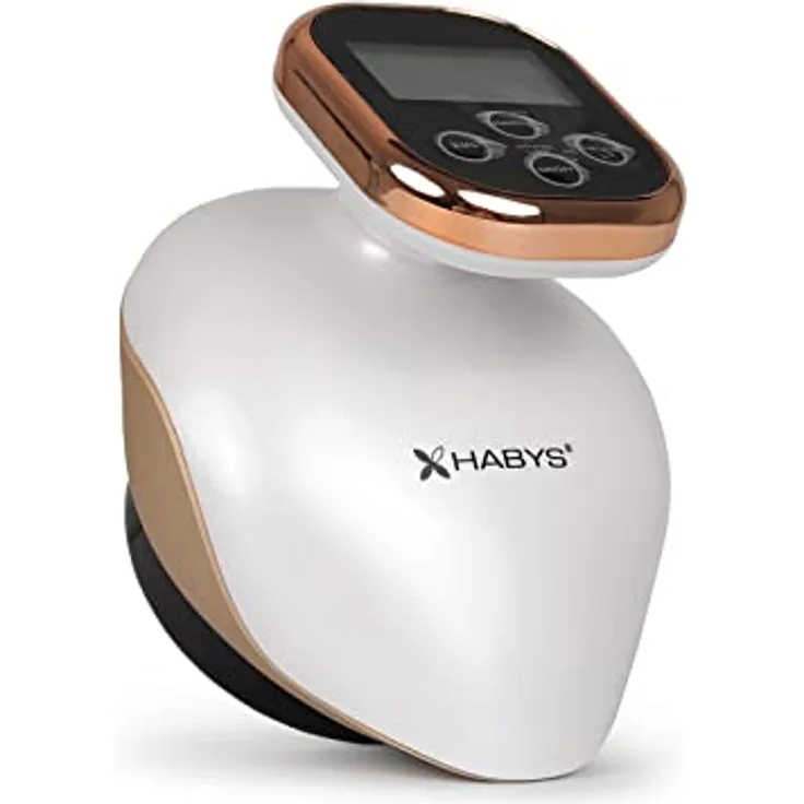 HABYS Elektrische Schröpfbank mit Griff | EMS, Heizfunktion & Magnettherapie für professionelle Massageanwendungen
