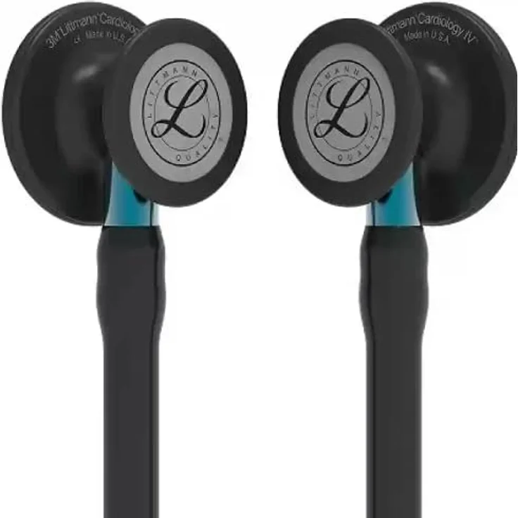 Littmann Cardiology IV Diagnostic Stethoskop Black Edition blauer Schlauchanschluss 1 Stück - Preisvergleich – Bild 4