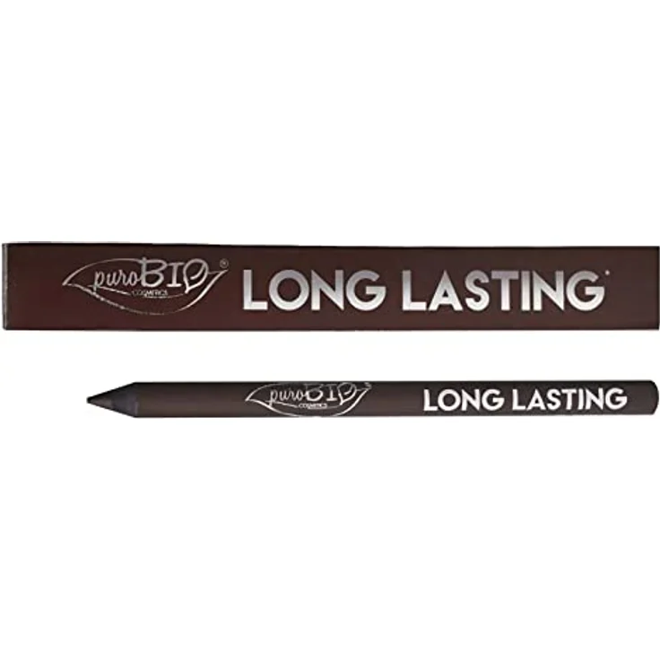 PuroBio Matita Occhi Long Lasting, Kajalstift in Braun mit pflegenden Ölen und Vitamin E, 1g – Bild 1
